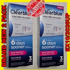 CLEARBLUE OVER99 ACCURATE 6 Days Sooner Early Detect 3Test 2PK EX10/26