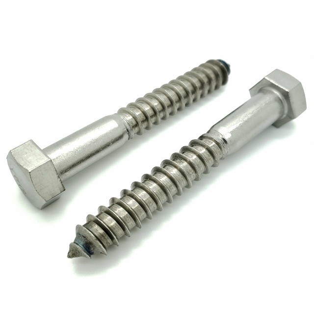 50 Qty 1/2" x 31/2" 304 Stainless Steel Hex Lag Bolt Screws (BCP1175