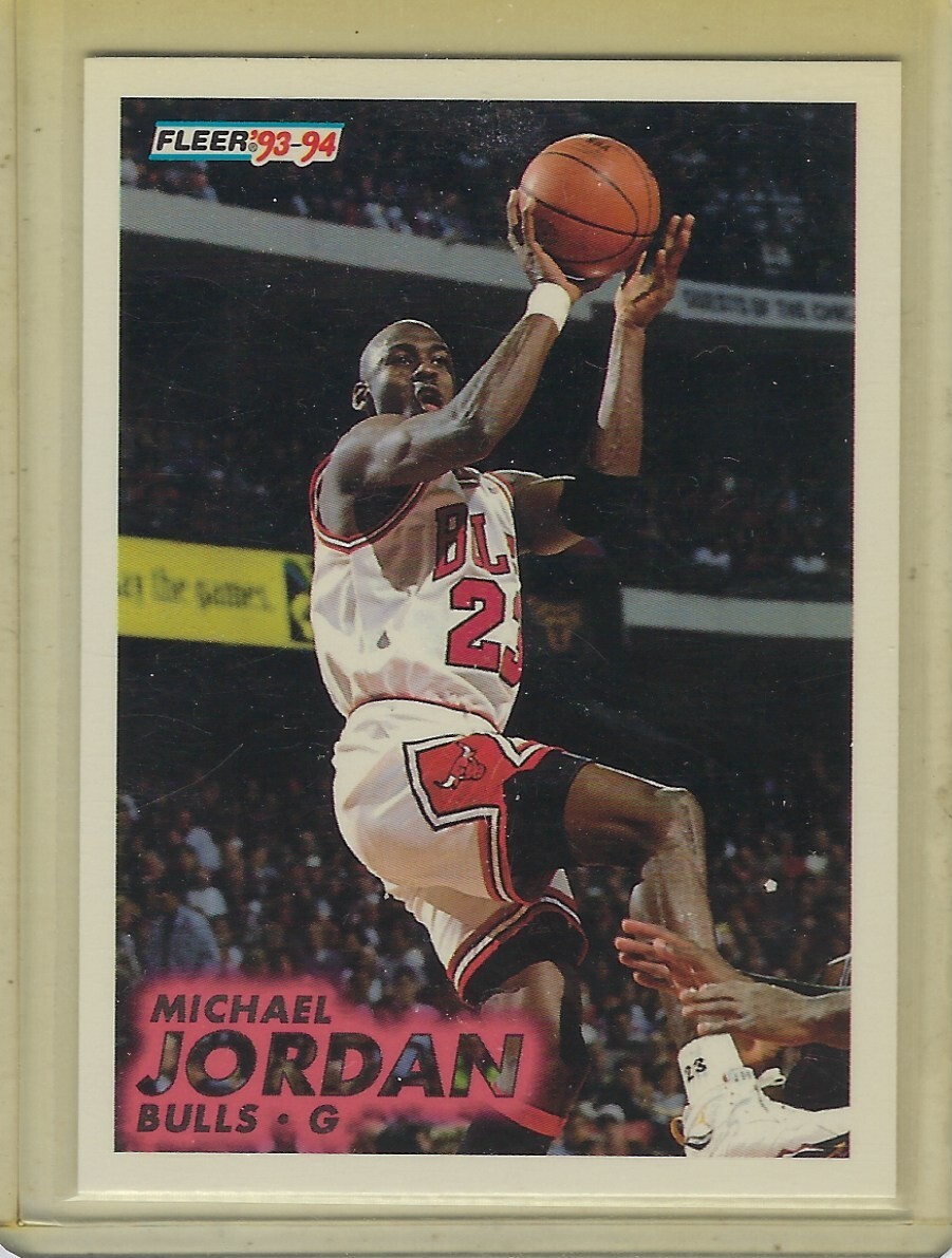 MICHAEL JORDAN 1993-94 FLEER #28 CHICAGO BULLS
