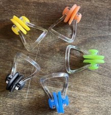 5Pcs Swimming Nose Clip Silicone Swim Nose Plugs with Waterproof Silica Gel