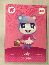 Judy Amiibo Card 430 Series 5 Animal Crossing Amiibo Mint Card  Unscanned 