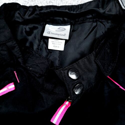 CHAMPION Venture Dry Ski Snow Pants BLACK Kids Girls Size XS 4-5 - Picture 13 of 16