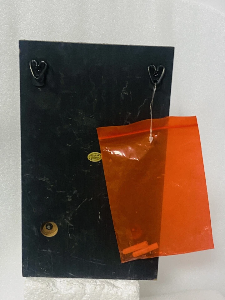 Farmhouse Style Tin Wood Catch All Caddy Includes Wall Hanging Screws New 10x6 - Image 2 of 4