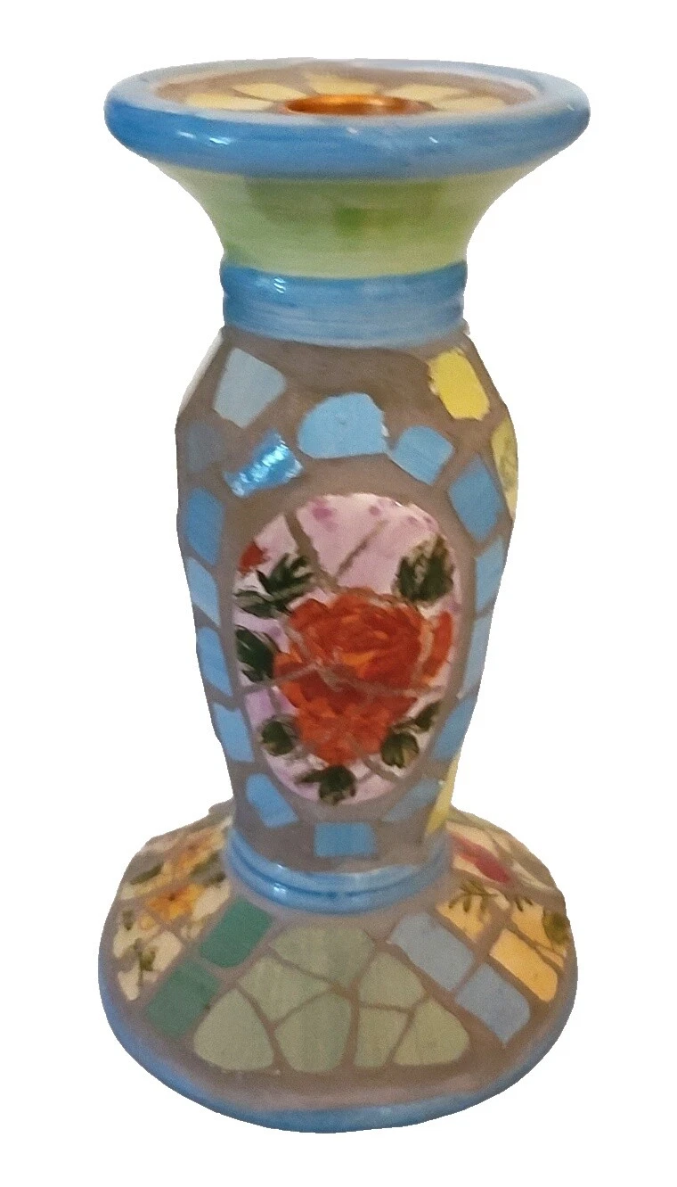 Mosaic Candle Candlesticks