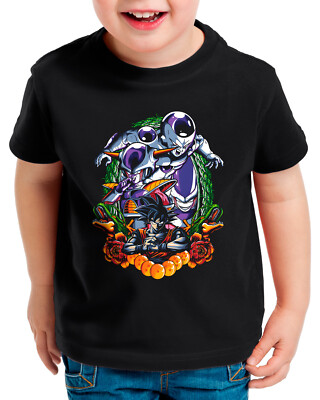 Planet Destroyer Kinder T-Shirt super dragon saiyan dbs ball z gt