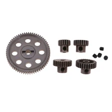 1/10 Durable Metal Spur Differential Gear 64T Motor Pinion Cogs For HSP RC Car