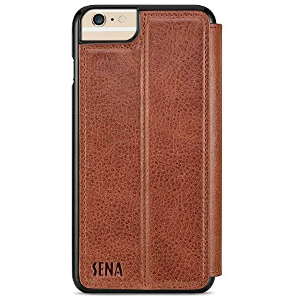 Sena Ultra Delgado Cartera Libro Más Delgado Estilo Libro Cartera Estuche Solución Foto 2 de 4