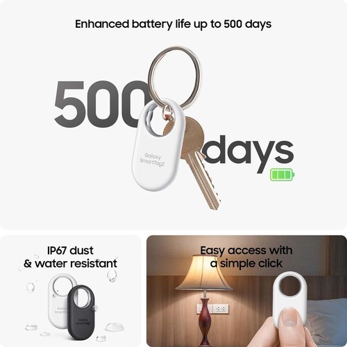 Samsung Galaxy Smart Tag 2 Bluetooth GPS Tracker For Kids Cats Keys Pets Luggage - 第 4/12 張圖片