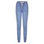 thumbnail 4 - Jeans waist denim Womens long skinny stretch trousers elastic drawstring pencil