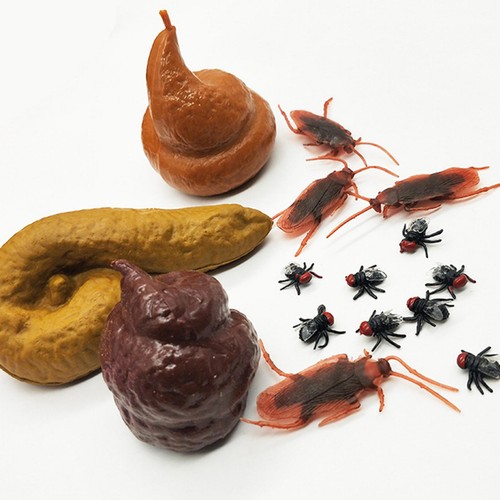 Fake Dog Poop Doggie Poo Realistic Doggy Doo Doo Dirt Joke Gag Crap Pile Toy - Picture 8 of 13