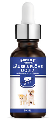 Hello Animal LÄUSE & FLÖHE Liquid für Hunde & Katzen bei Laus Floh & Ungeziefer