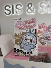 USA- NEW Authentic Labubu Monsters Exciting Macaron vinyl SINGE Blind Box