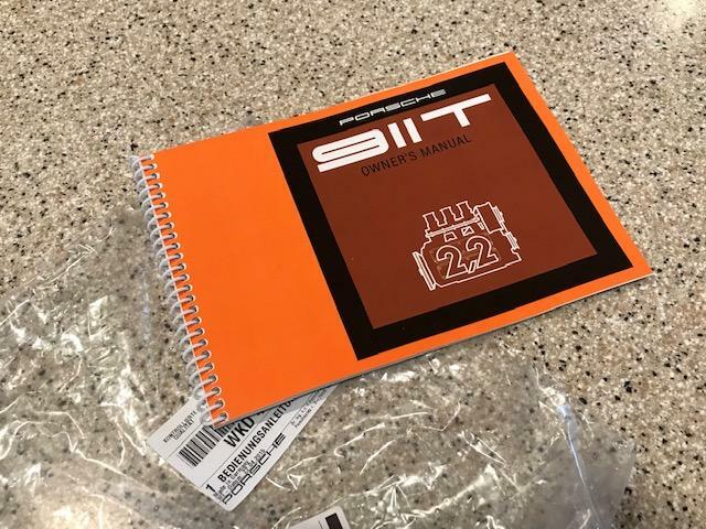 1970 PORSCHE 911 911T OWNERS MANUAL | eBay