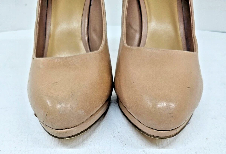 Zapatos Bleecker & Bond Bleecker & Bond Celeste Plataforma Bomba, Desnudo Talla 7.5 Foto 2 de 4