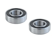 6205-2RS C3 Rubber Sealed Ball Bearing, 25x52x15, 6205RS 2 QTY 