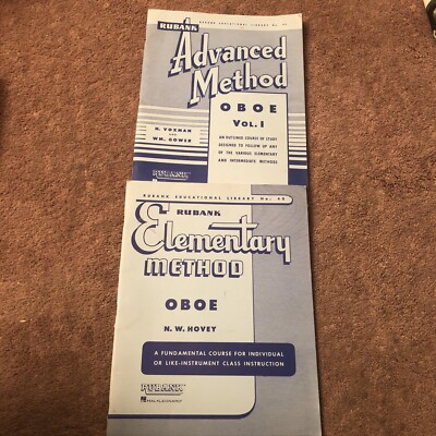 Rubank Elementary & Advanced Method Oboe (Rubank Educational Library) 2 ...