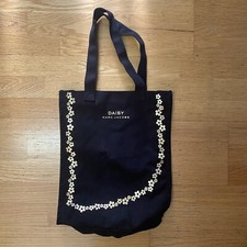Marc Jacobs Daisy Gold Floral Logo Preppy Coastal Tote Bag Medium
