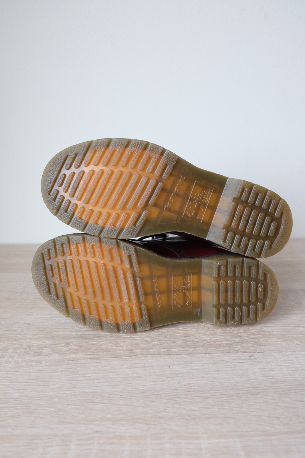 A+ Dr. Martens Boot Pascal Burgundy Leather Ankle Doc Combat Womens 6 Grunge Red thumbnail 6