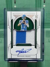 2024 National Treasures FOTL #51 Michael Pratt JSY Auto #20/39 2-color patch