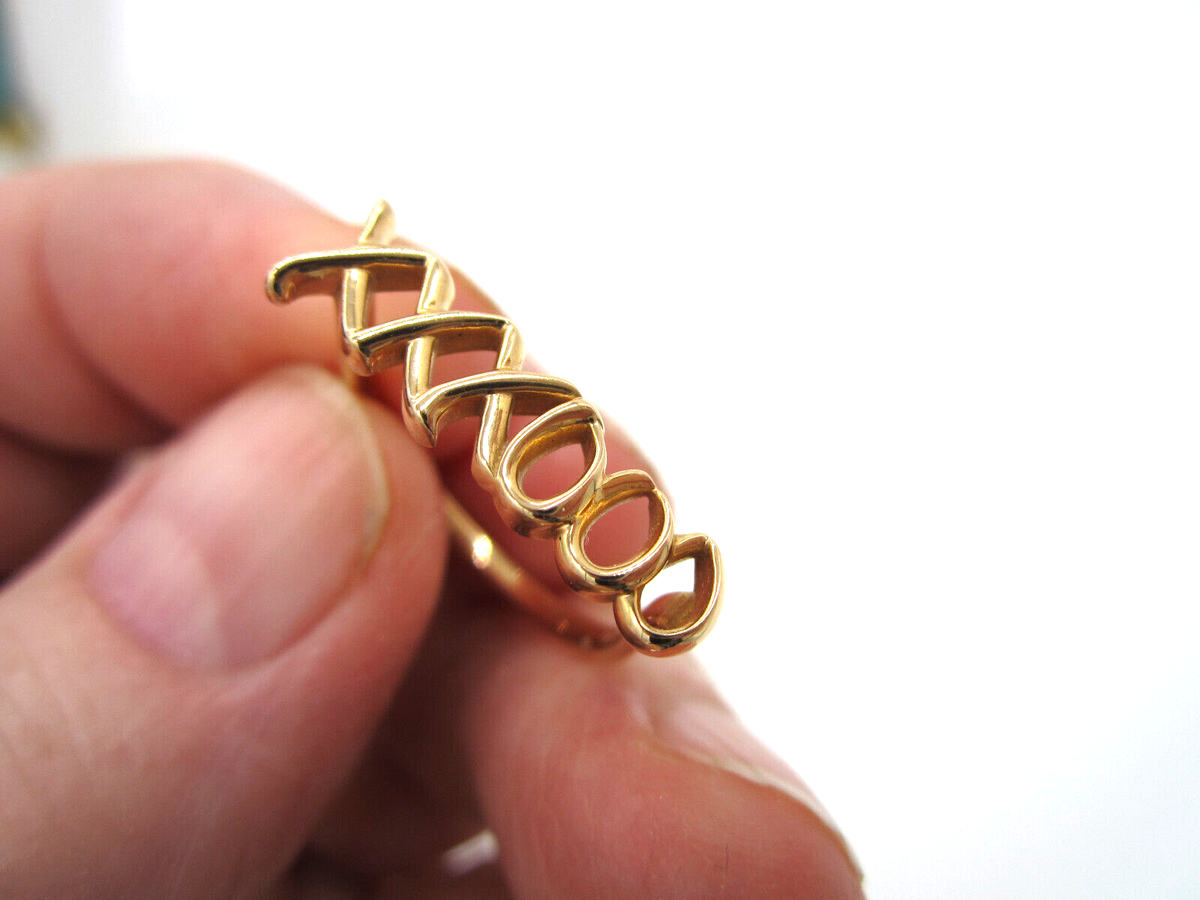 Tiffany & Co Rare Paloma Picasso 18K Rose Gold Love XXXOOO Tiffany & Co Rare Paloma Picasso 18K Rose Gold Love XXXOOO