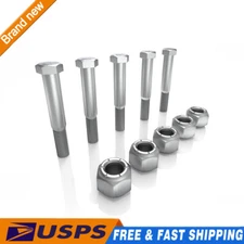 Replacement Shear Bolt Kit 5 Grade 5 Bolts with 5 Nuts