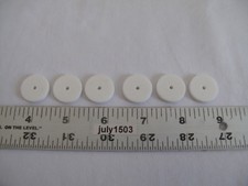  6 NEW White Alundum Grinding Wheel for Dremel Stone 3/4" Aluminum Oxide BD 