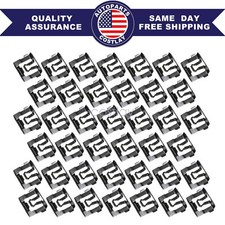 Body Front Windshield Reveal Trim Molding Clips For Ford 1964-1993 Set Of 40 Body Front Windshield Reveal Trim Molding Clips For Ford 1964-1993 Set Of 40