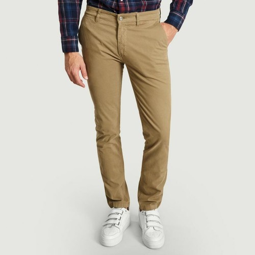 NN07 Marco Chinos PANTS IN Green Stone 