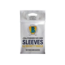 Beckett Shield Card Sleeves 130pt Thick 100ct