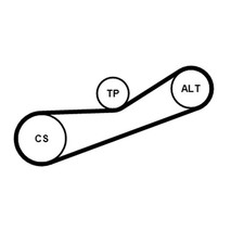 CONTINENTAL CTAM Keilrippenriemensatz 6PK948K2 für VW GOLF 5 1K1 TOURAN 1T1 1T2