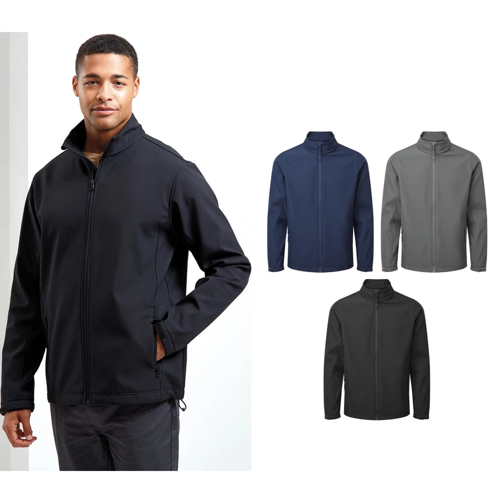 Premier Windchecker® printable and recycled softshell jacket - Zip