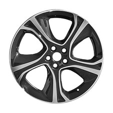 20x8 5 Spoke Refurbished Aluminum Wheel Machined And Painted Black 560-10196
