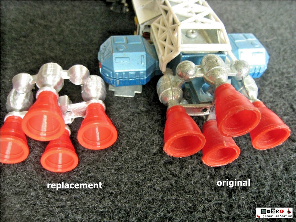 Dinky 359 360 Eagle Transporter Freighter Reproduction Engine Unit Space 1999 - Изображение 4 из 4