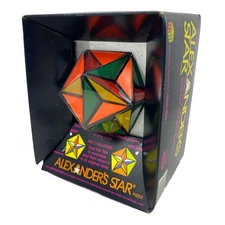 Alexander's Star Puzzle 1982 Ideal Toys #2184-0 Rubik’s Cube Makers NIB