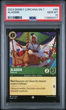 2023 DISNEY LORCANA EN 1-THE FIRST CHAPTER 69 ALADDIN - PRINCE ALI PSA 10
