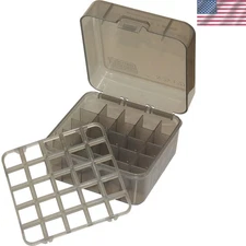 S25D-41 Multi Gauge 25 Round Shotshell Box,  Made, Clear Smoke