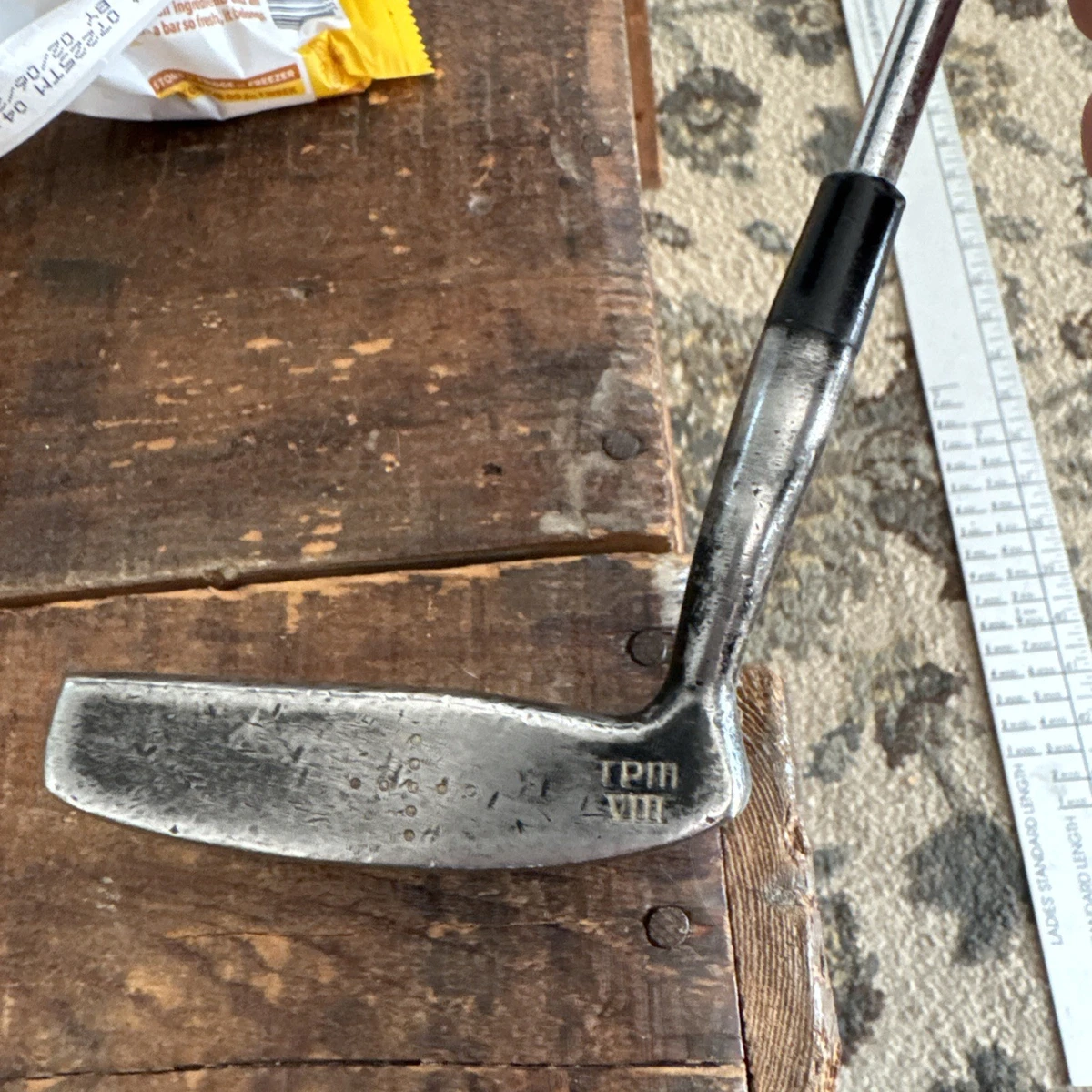 Putter Spalding Pro Flite I Gold Vintage - Collection, Trouvé Dans Une Vieille Ferme