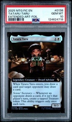 MTG タタル・タル 拡張アート FOIL 英語Tataru Taru Tataru Taru (Borderless) (Chocobo Track Foil) - Commander: FINAL