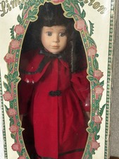 Limited Collection Genuine Porcelain Doll With Matching Ornament In Original Box