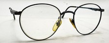 Vintage Charmant Pascale Blue Oval Metal Sunglasses FRAMES ONLY