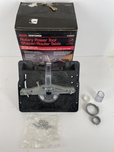 Sears Craftsman 572.530340 Rotary Power Tool Shaper Router Table used