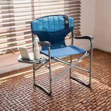 Timber Ridge Folding Directors Chair Camping Outdoor w/ Table Cup Holder
