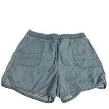 Vintage 90s Wrangler Jean Short Women's Medium Elastic Waist Lightweight Pockets