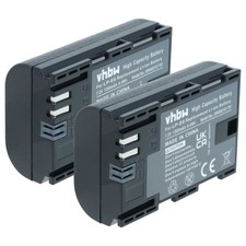 2x Akku für Canon EOS 7D Mark II 60D 70D 6D Mark II 6D 80D 7D 60Da 1300mAh 7,4V