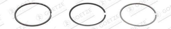 Kolbenringsatz Goetze Engine 08-434207-00 FüR Hyundai I40 1 VF I30 PDE FD GD CW-image