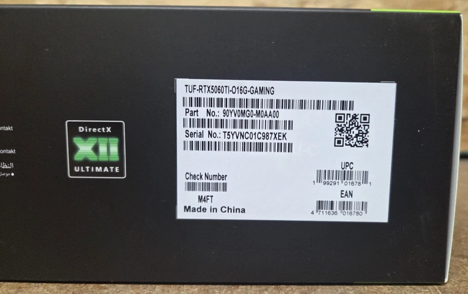 ASUS TUF Gaming NVIDIA GeForce RTX 5060 Ti OC Edition 16GB GDDR7 PCIe 5.0 - Image 3 of 3