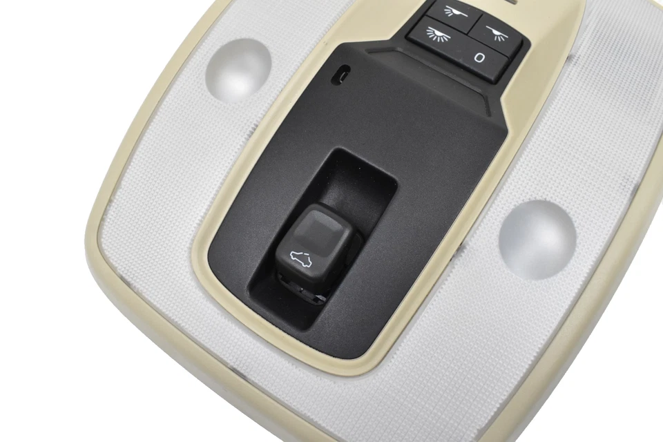 Volvo XC70 V70 2008-2013 consola superior beige domo luz mapa lámpara OEM 39861047 Foto 4 de 4