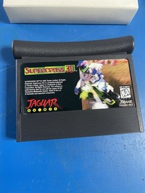 Atari Jaguar - Supercross 3D - Game, Box, Inserts, Cover - No Manual - Works!