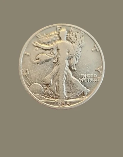 1935-S Walking Liberty Half Dollar, Fine San Francisco Issue!