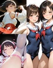 No nudity / AI girl / AI Art / The girl costume (530images digital download)